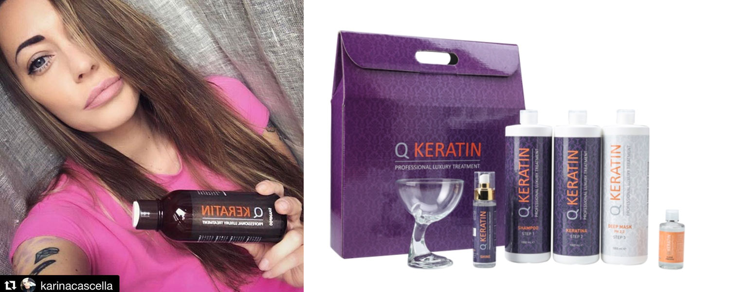 Karina Cascella testimonial Q Keratin prodotti per capelli Madrenatura